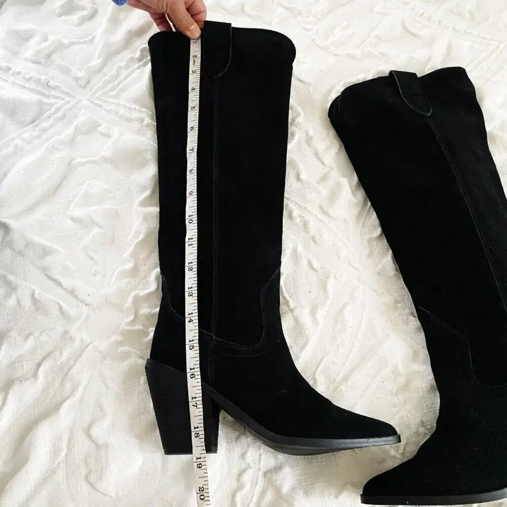 Blondo Wylde Suede Tall Boots Size 5.5 New